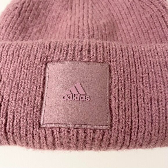 Adidas Womens Wide Cuff Fold Beanie Hat - Picture 2 of 16